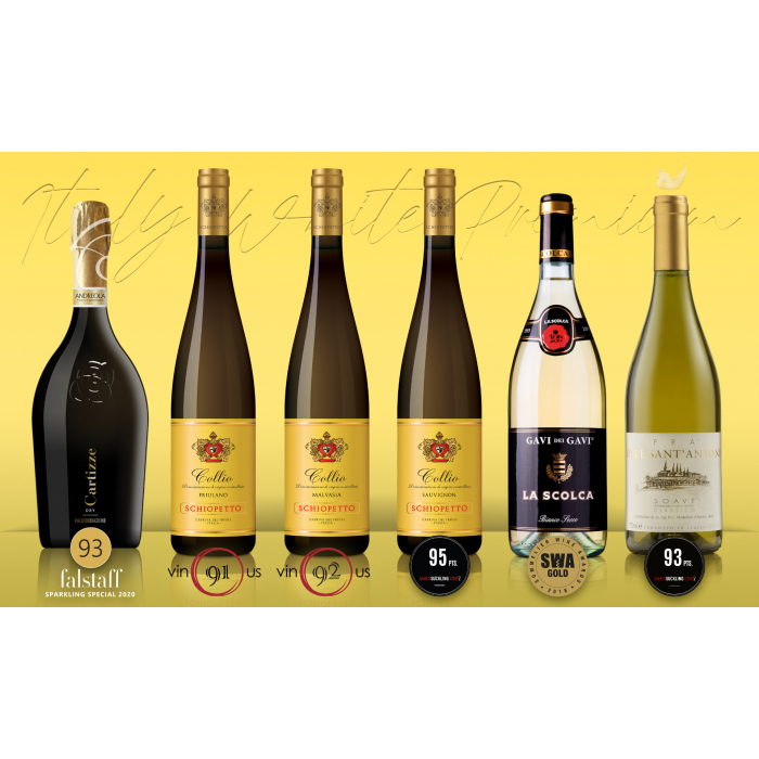 Вкусът на Италия премиум селекция от бели вина