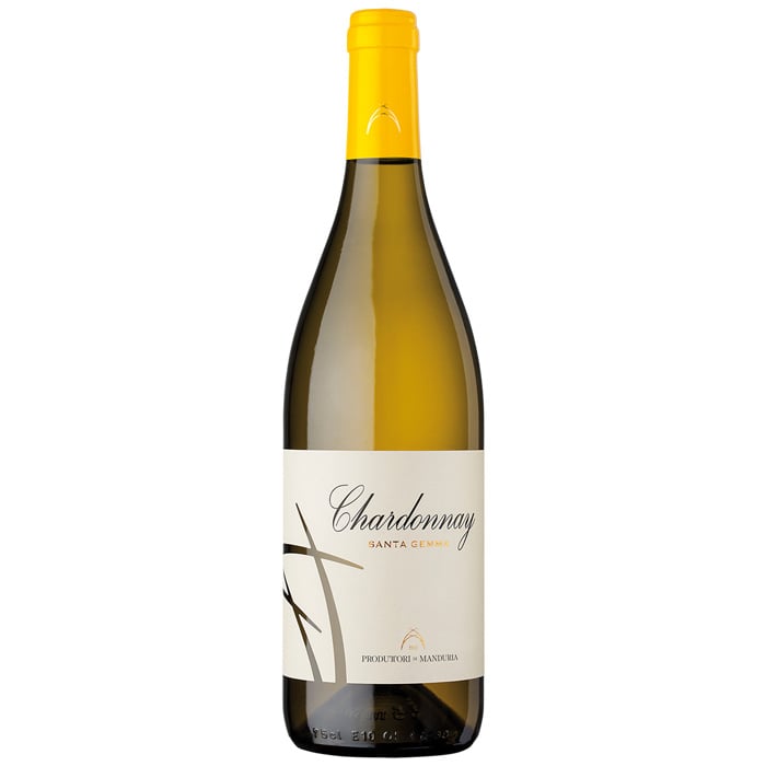 “Santa Gemma” Chardonnay Salento IGT - 750ml от Produttori di Manduria - Шардоне