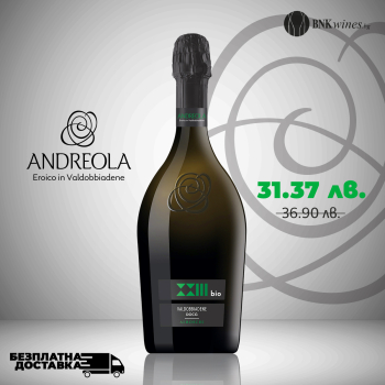 BIO Prosecco “XXIII Ai Boschi” - 750ml от Andreola - Просеко