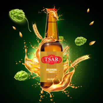 Бира TSAR Blond Ale - 6x 330ml - Алкохол