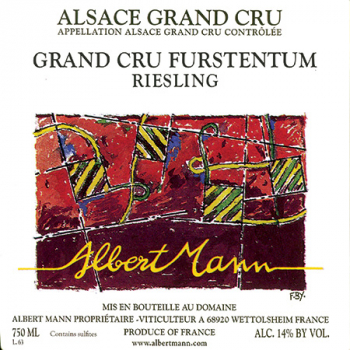 Grand Cru Furstentum Riesling - Magnum 1.5l от Albert Mann - Ризлинг, Големи бутилки