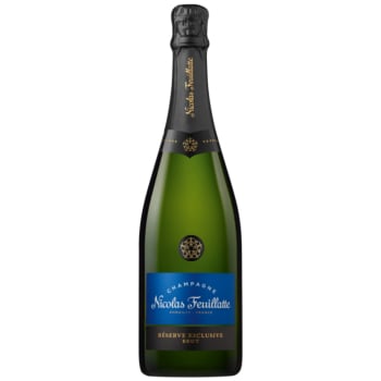 Подаръчна кутия Шампанско Nicolas Feuillatte Réserve Exclusive Brut с 2бр. чаши от Nicolas Feuillatte - Вино за подарък, Шампанско