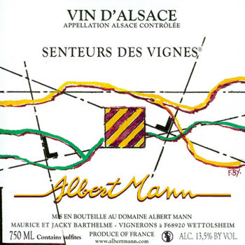 Senteurs des Vignes® Tradition - 750ml от Albert Mann - Ризлинг