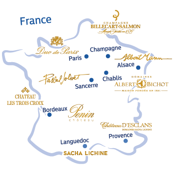Карта на френските ни изби